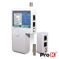 Testador De Cabos Rede/Usb Bnc Rj11/Rj45 Prok - Tauu.pt