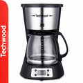 Máquina De Café Elétrica C/ Jarro 1.5L 1000W Techwood - Tauu.pt