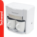 Cafeteira Elétrica 500W C/ 2 Canecas Techwood - Tauu.pt