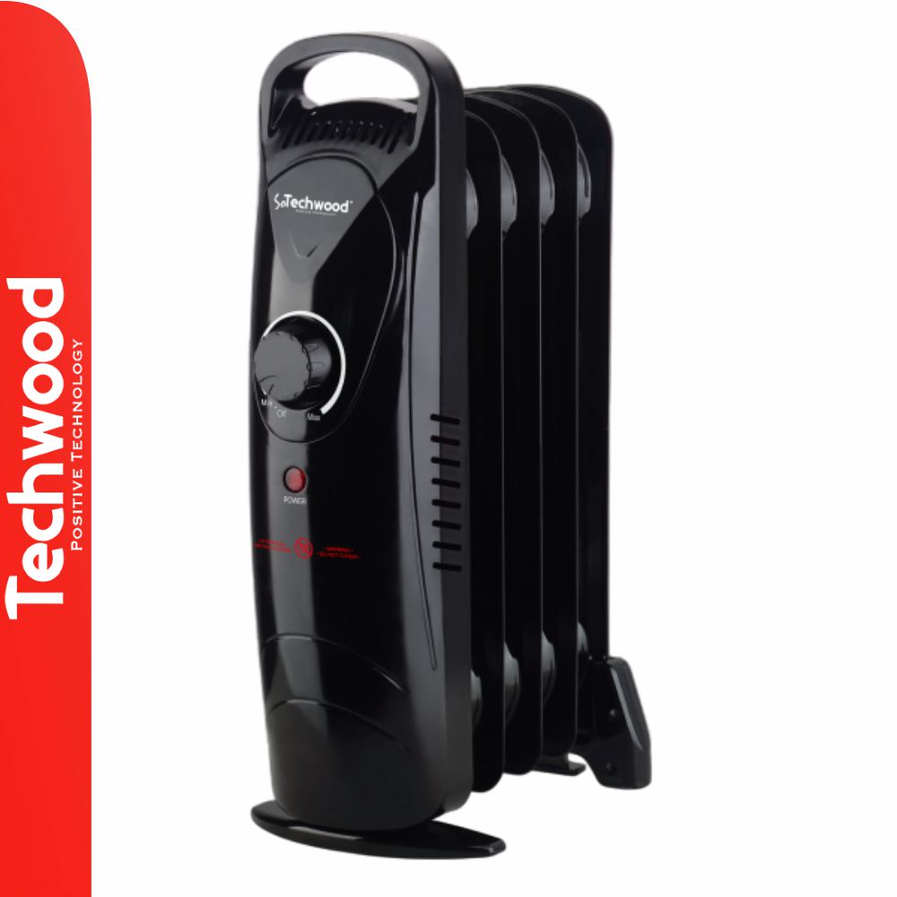Aquecedor A Óleo 450W 5 Elementos Techwood - Tauu.pt