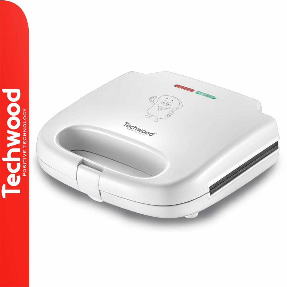 Tostadeira Anti-Aderente Branco 800W Techwood - Tauu,pt