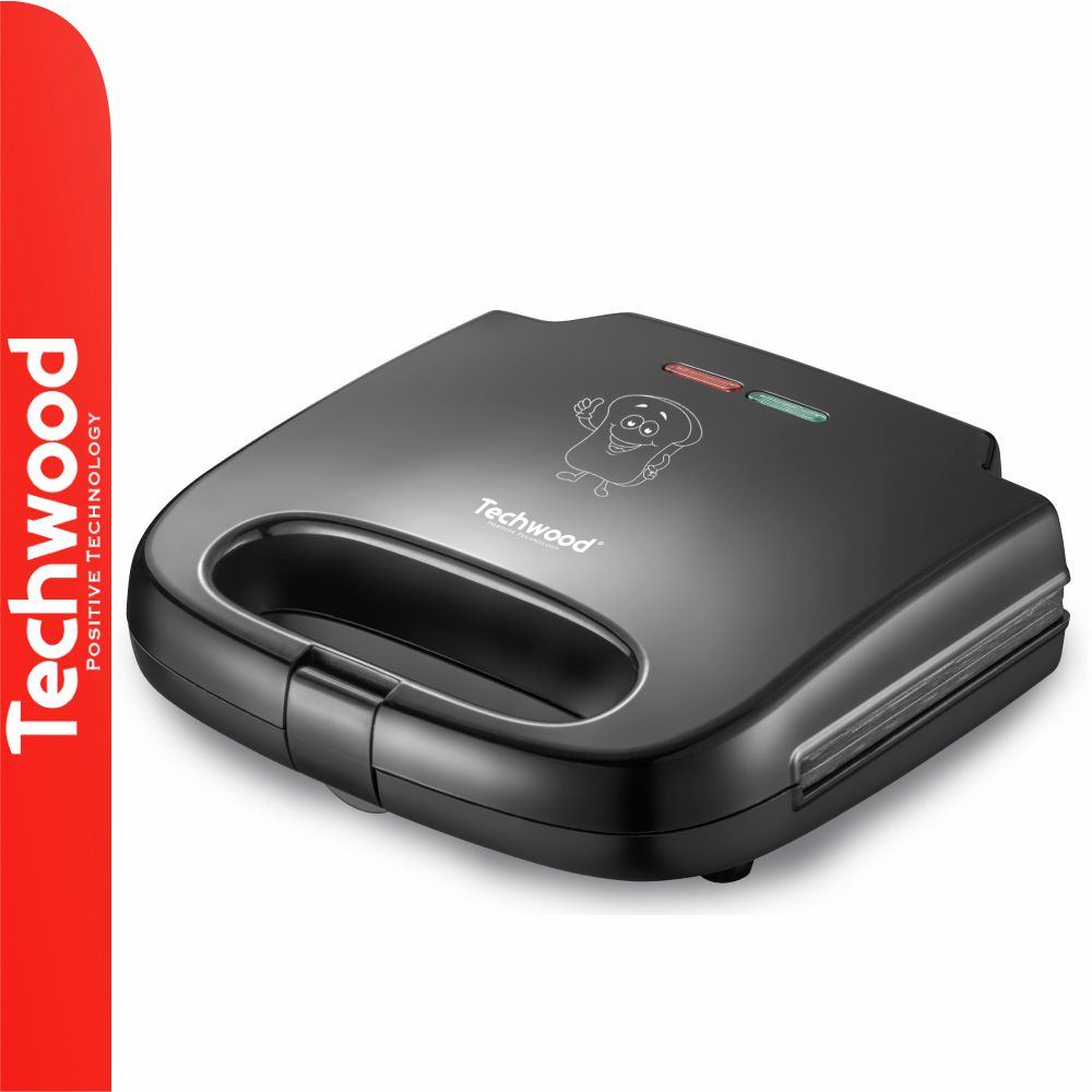 Tostadeira Anti-Aderente Preto 800W Techwood - Tauu,pt