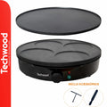 Máquina De Crepes/Panquecas Elétrica 30Cm 2Em1 1000W - Tauu,pt