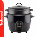 Panela Elétrica P/ Arroz 1,8L 700W Preto Techwood - Tauu.pt
