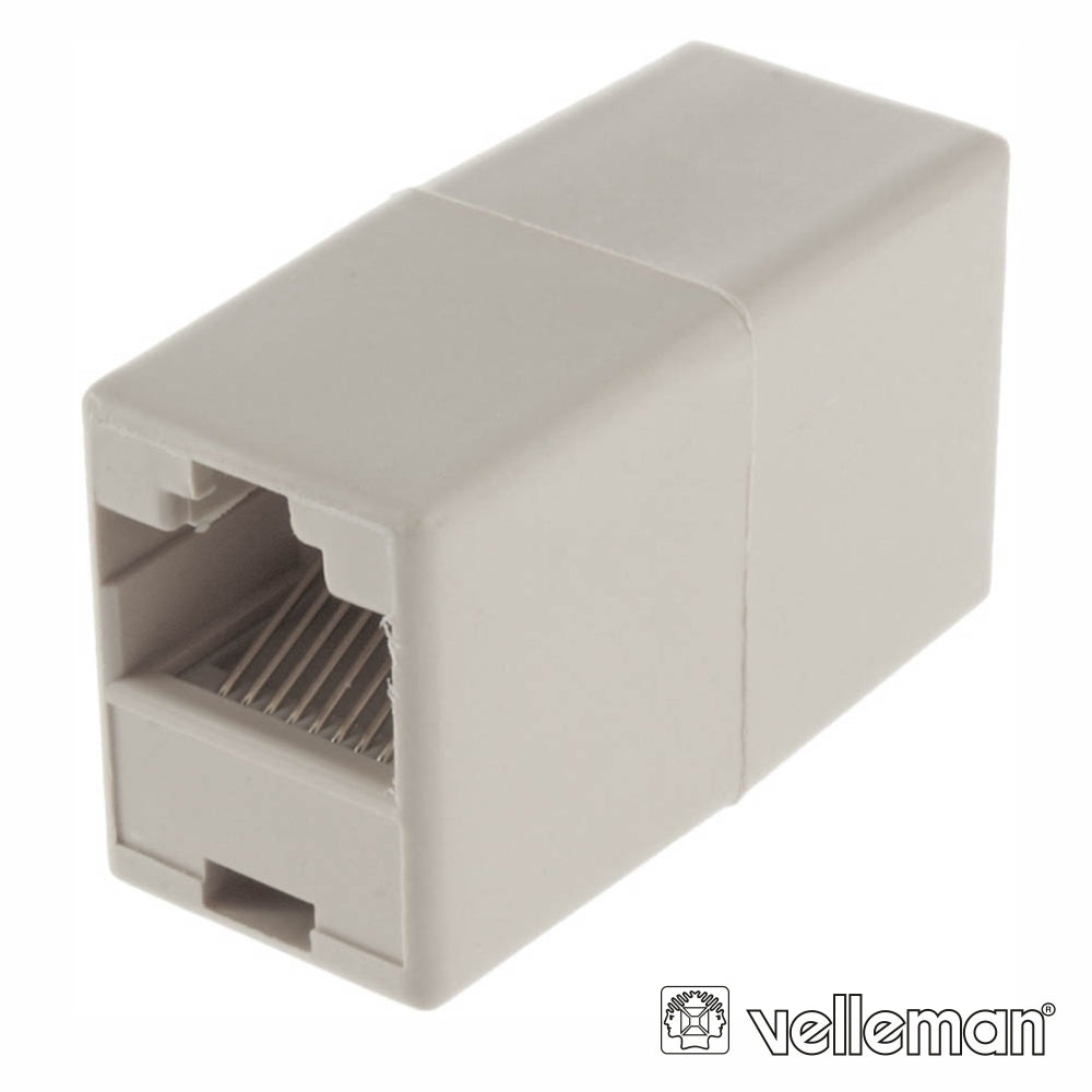 Ficha Adaptador Rj45 8P8C Fêmea / Fêmea - Tauu.pt