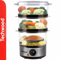 Cozedor A Vapor Elétrico 6L 400W Inox Techwood - Tauu,pt