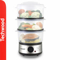 Cozedor A Vapor Elétrico 7,5L 500W Inox Techwood - Tauu,pt