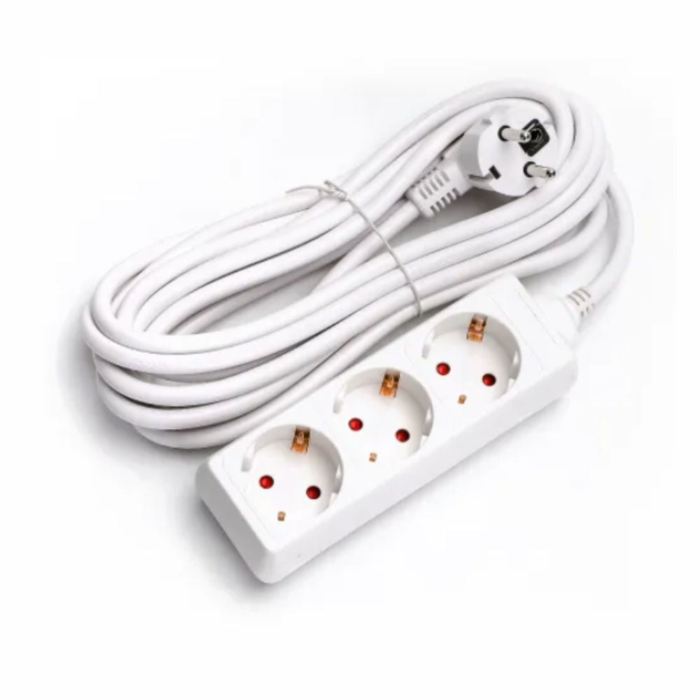 Extensão Elétrica 3X Schuko 5M - Tauu,pt