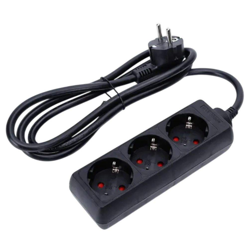 Extensão Elétrica 3X Schuko 3G1,5Mm² 1.5M - Tauu.pt