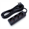 Tomada Elétrica 3X Schuko S/ Interruptor 3M - Tauu,pt