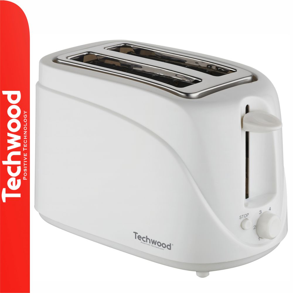 Torradeira 2 Ranhuras 700W Branca Techwood - Tauu,pt