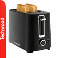 Torradeira 2 Ranhuras 700W Preta Techwood - Tauu,pt