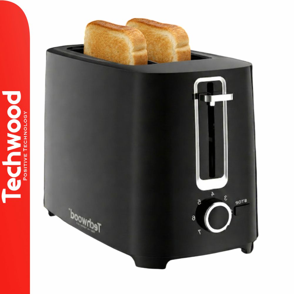 Torradeira 2 Ranhuras 700W Preta Techwood - Tauu,pt