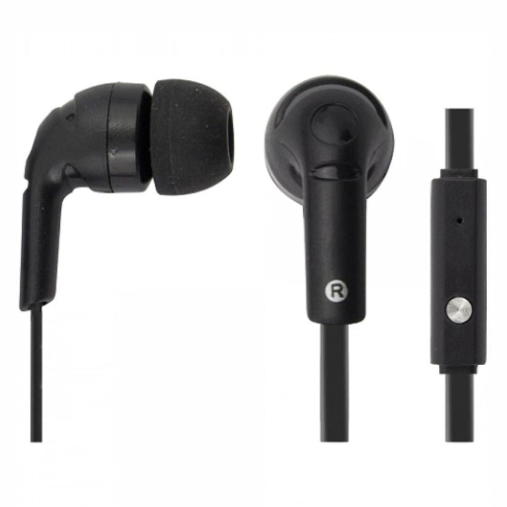 Auscultadores Stereo C/ Fios Pretos - Tauu.pt