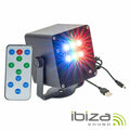 Projetor Luz C/ 6 Leds 1W Rgb Strobe C/ Comando Ibiza - Tauu,pt