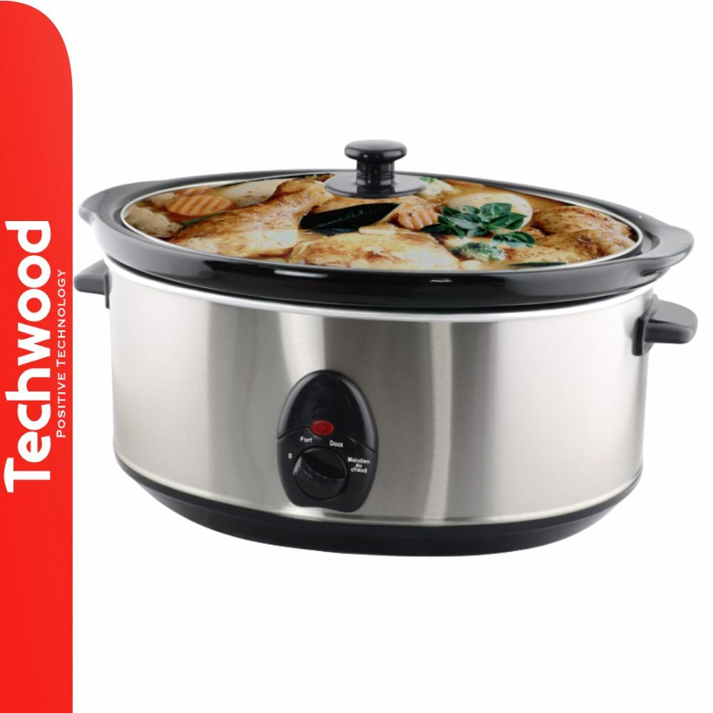 Panela Elétrica 6.5L 320W Inox Techwood - Tauu.pt