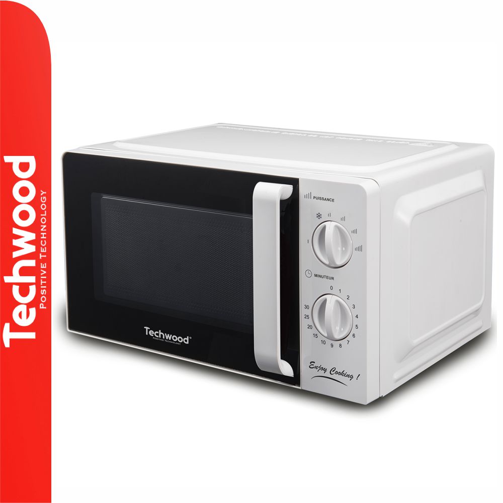 Microondas 20 Litros 700W Branco Techwood - Tauu.pt