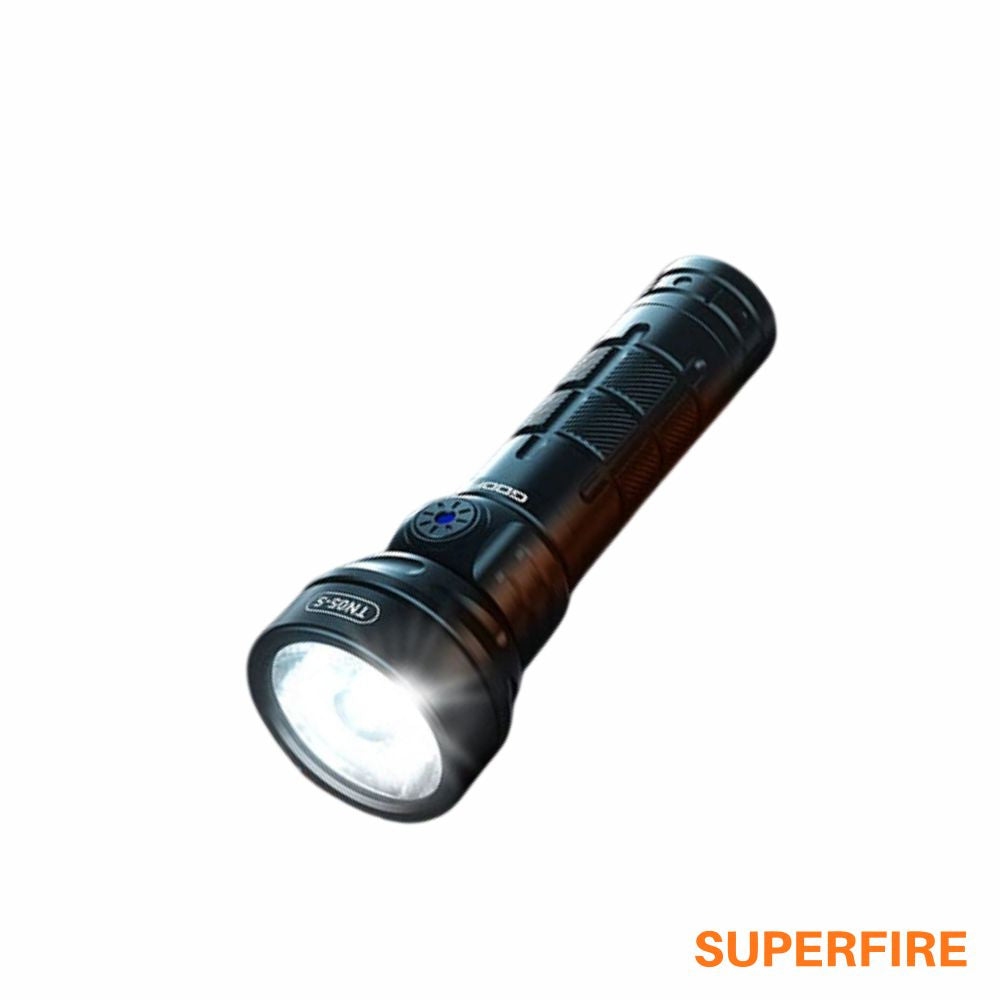 Lanterna 20W 1700/1800Lm Ip55 Power Flashlight Superfire - Tauu,pt