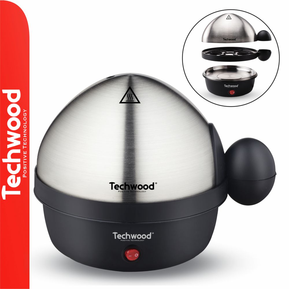 Cozedor De Ovos Elétrico 350W Até 7 Ovos Techwood - Tauu,pt