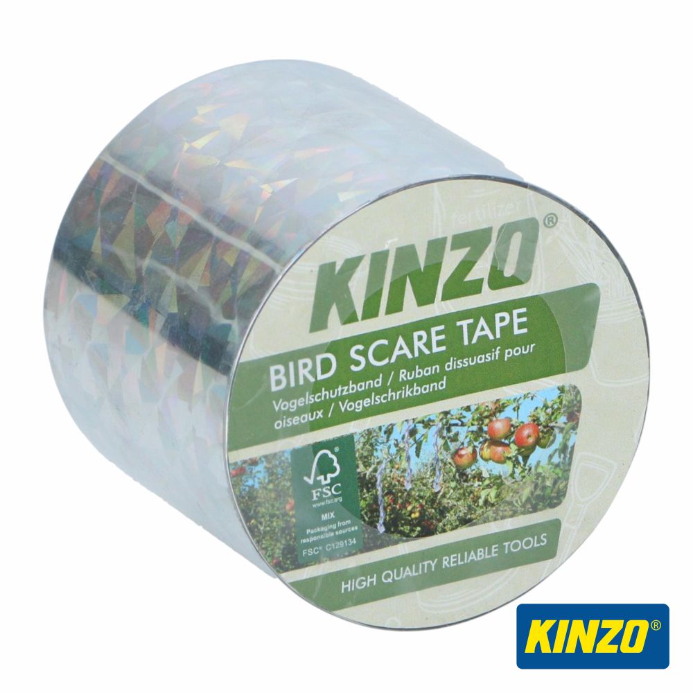Fita Refletora Holográfica Repelente De Aves 45M Kinzo - Tauu.pt