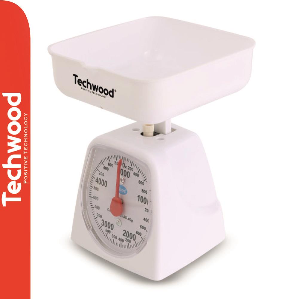 Balança Cozinha Analógica 3Kg Techwood - Tauu.pt