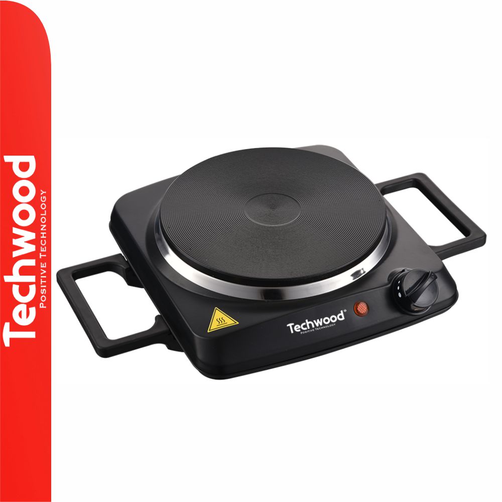 Fogão Elétrico 1 Placa 1500W Preto Techwood - Tauu,pt