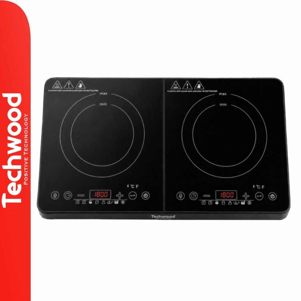 Placa De Indução Dupla 3500W Techwood - Tauu.pt