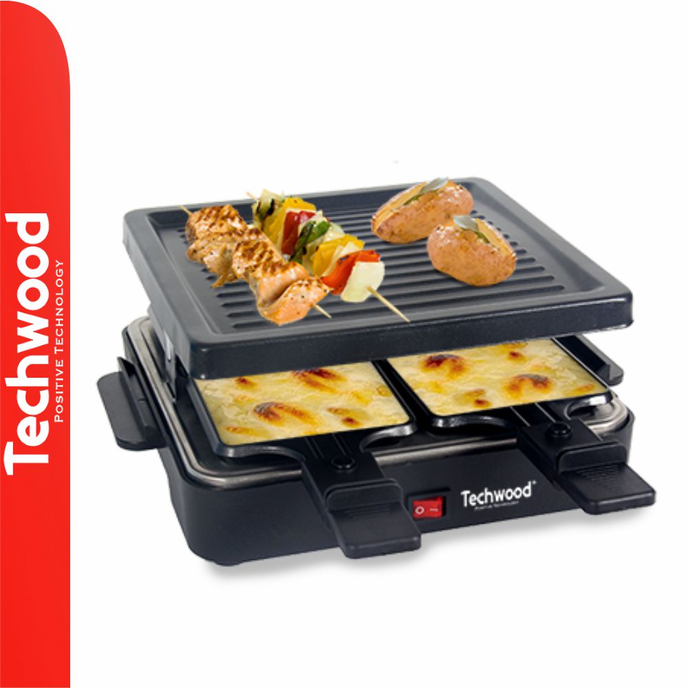Grelhador Raclette 4 Pessoas 600W Techwood - Tauu.pt