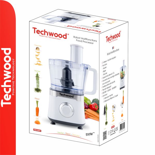 Robô Multifuncional 800W Techwood - Tauu.pt