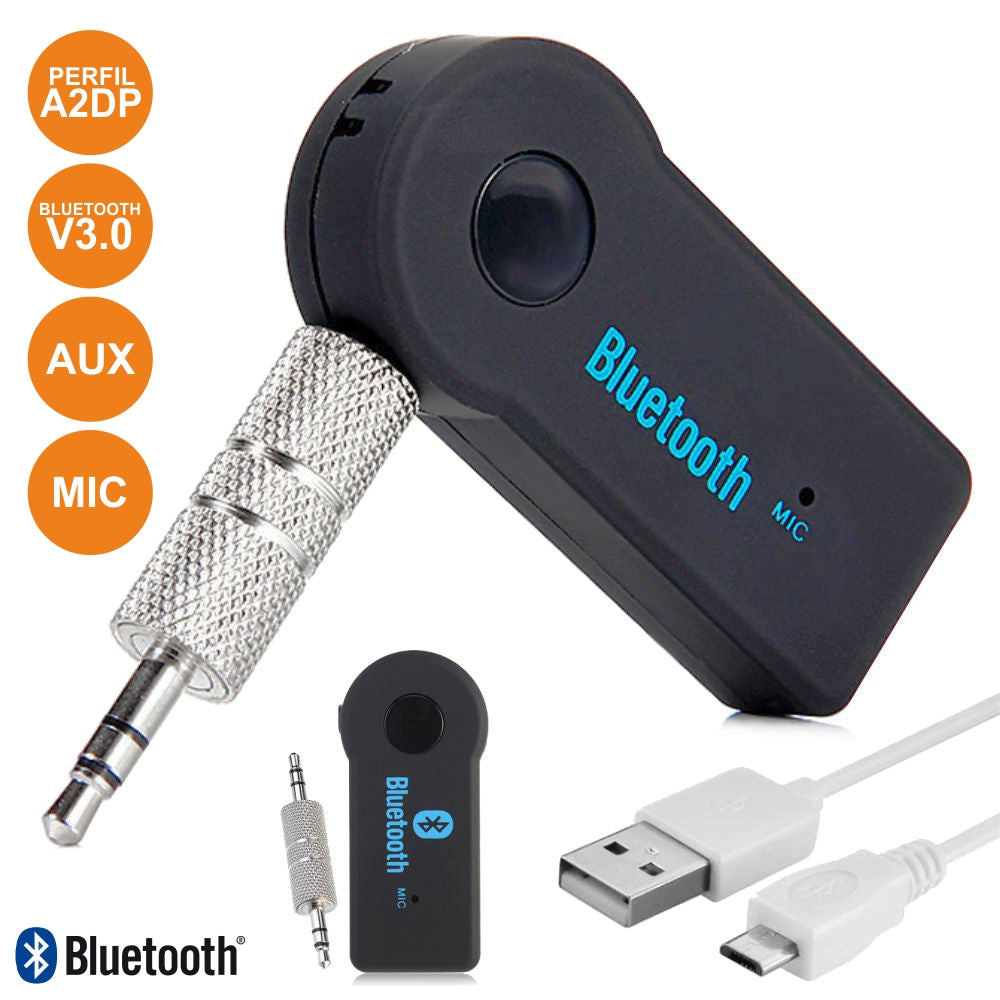Receptor Áudio Bluetooth C/ Adaptador Aux - Tauu.pt