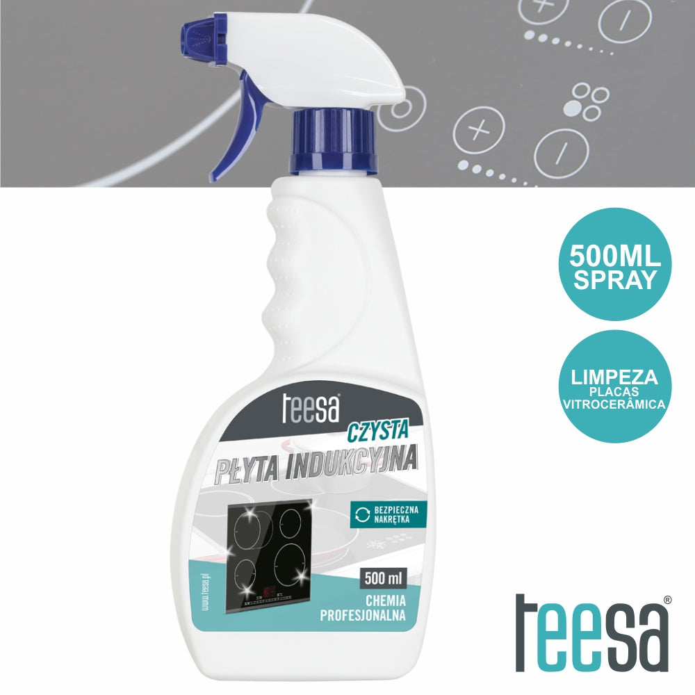 Spray De 500Ml Limpeza Placas Vitrocerâmica Teesa - Tauu.pt