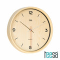 Relógio De Parede Redondo Castanho Claro Ø30Cm Teesa - Tauu,pt