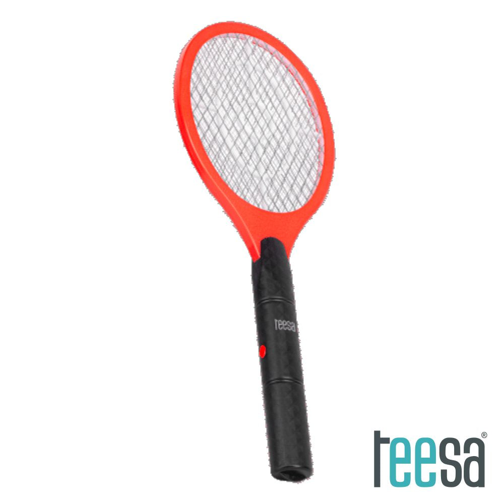Raquete Mosquiteiro Elétrica Vermelho Teesa - Tauu.pt