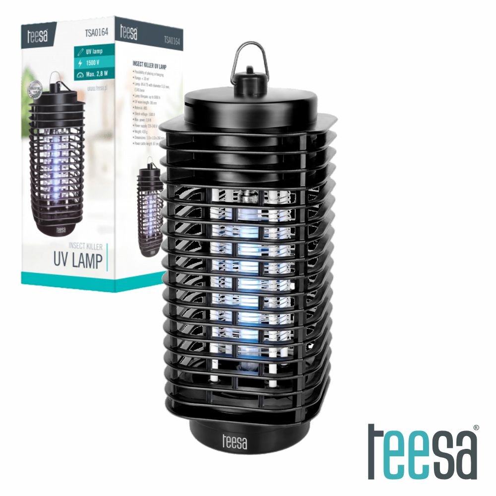 Mosquiteiro Elétrico C/ Lâmpada Uv 2.8W Teesa - Tauu.pt