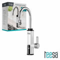 Torneira Elétrica Bancada 220V 3000W Ipx4 Branco/Inox Teesa - Tauu.pt