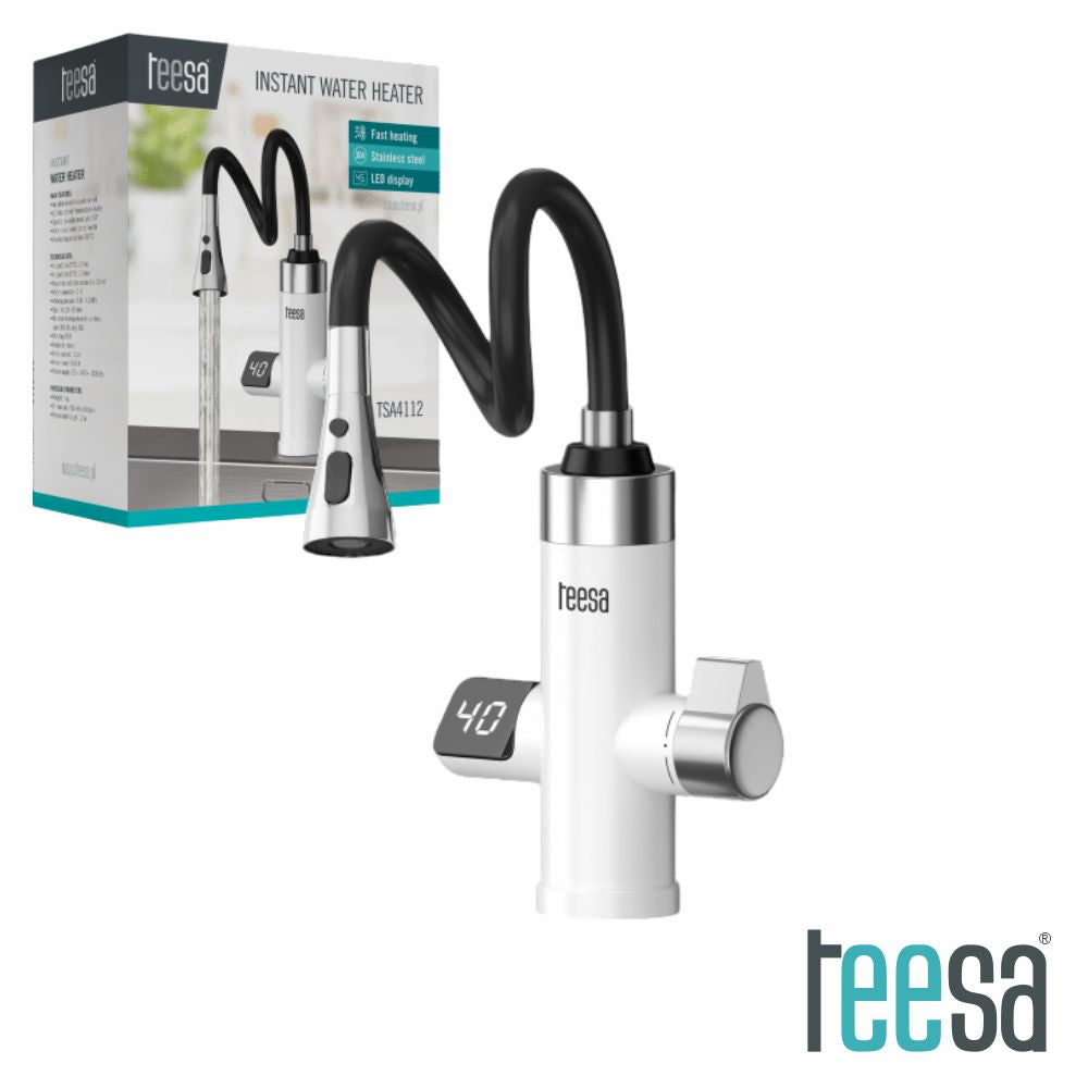 Torneira Elétrica Flexível De Bancada 220V 3000W Ipx4 Teesa - Tauu.pt