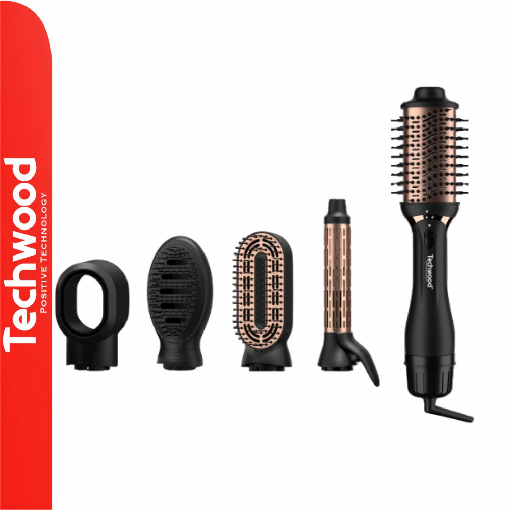 Secador De Cabelo 1200W Multifunções 5 Em 1 Techwood - Tauu,pt