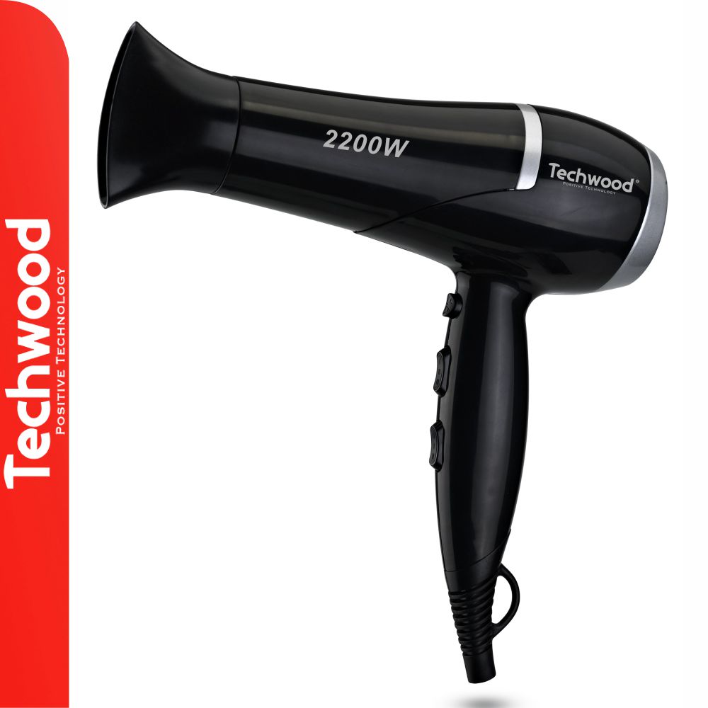 Secador De Cabelo 2200W Preto Techwood - Tauu,pt