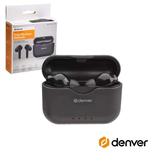 Auriculares Bluetooth 5.0 C/ Mic Dock Carregamento Denver - Tauu.pt