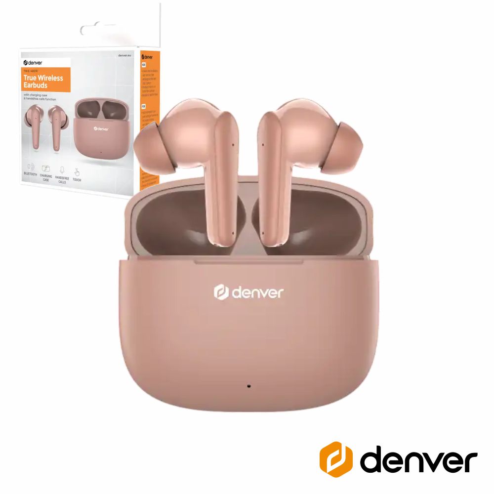 Auriculares Bluetooth 5.3 C/ Mic Dock Denver - Tauu.pt
