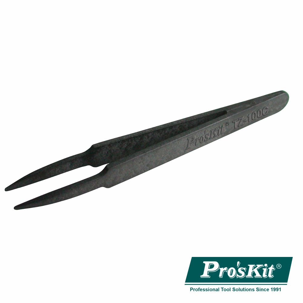 Pinça Antiestática Esd Em Fibra De Carbono 115Mm Proskit - Tauu.pt
