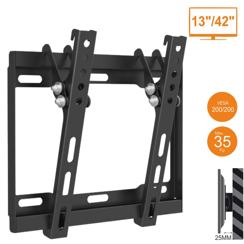 Suporte Lcd/Led 13/42" Vesa 200/200 35Kg - Tauu,pt