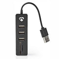 Hub Usb 3 Portas Usb 2,0 Leitor Cartões Sd/Microsd - Tauu,pt