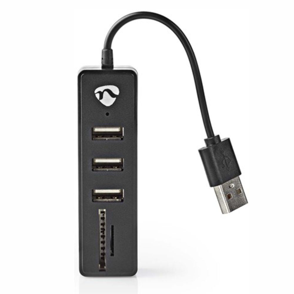 Hub Usb 3 Portas Usb 2,0 Leitor Cartões Sd/Microsd - Tauu,pt