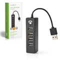 Hub Usb 4 Portas Usb 2.0 Nedis - Tauu.pt