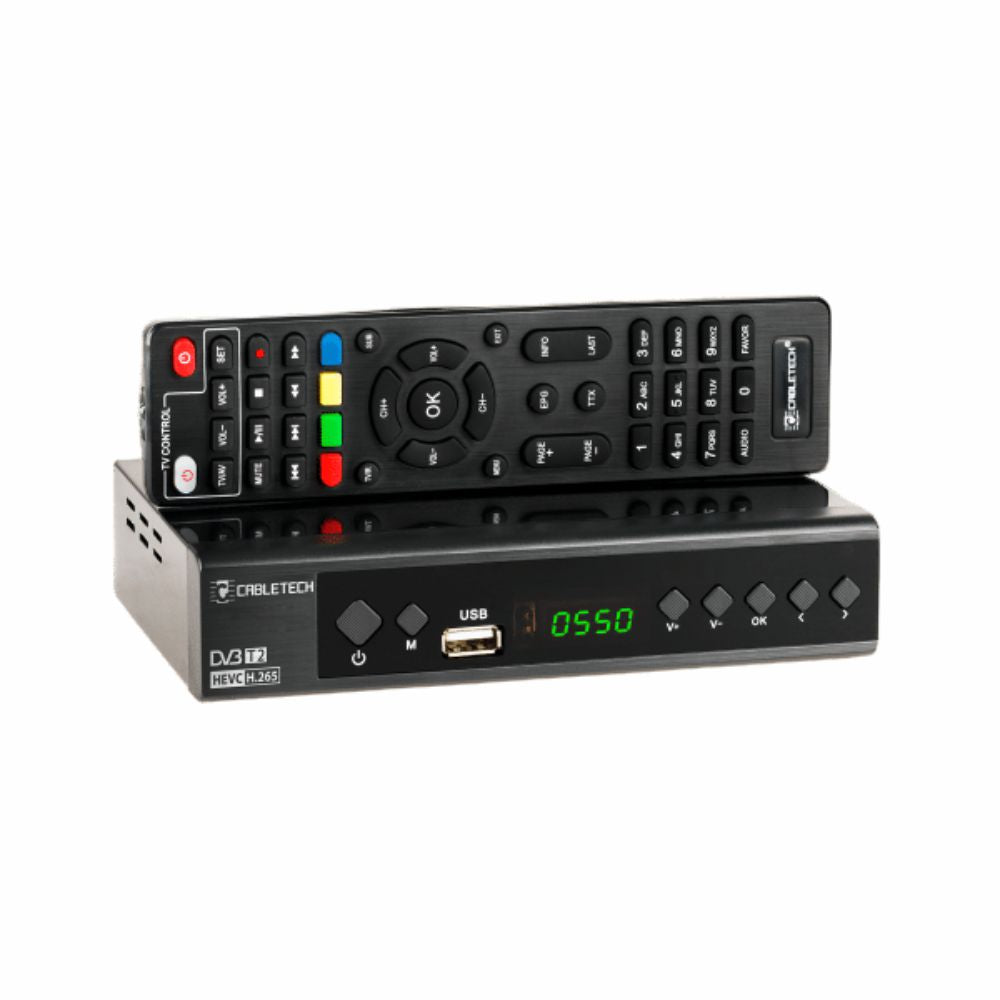 Receptor Tdt Full Hd 1080P H,265 Dvb-T2/Dvb-C - Tauu,pt