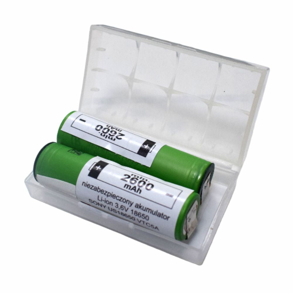 Pilha 18650 3,6V 2600Ma C/ Patilhas Pack 2Un Sony - Tauu,pt