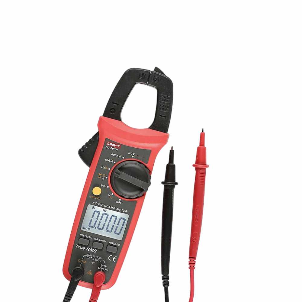 Pinça Amperimétrica Digital 400A 600V 40Mohm Ncv T-Rms Uni-T - Tauu.pt
