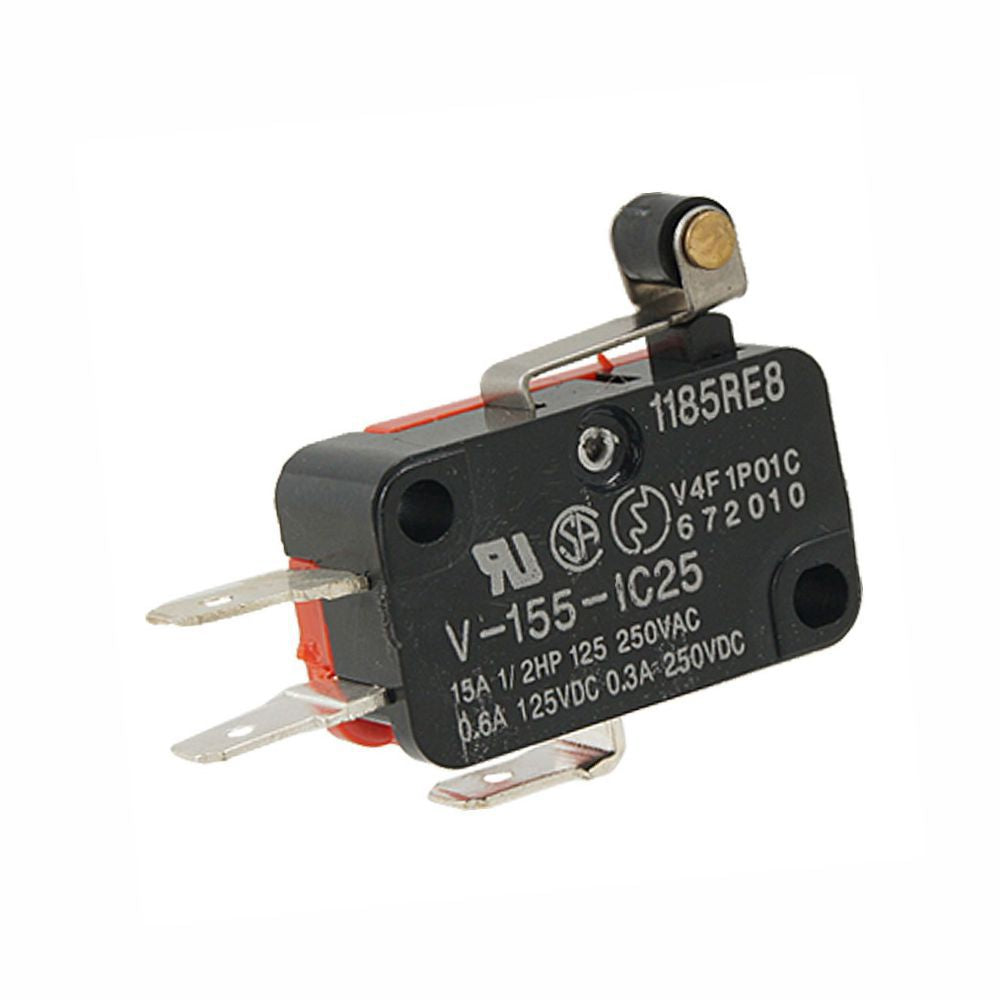 Comutador Micro Switch 15A C/ Patilha Pequena E Rodízio - Tauu.pt