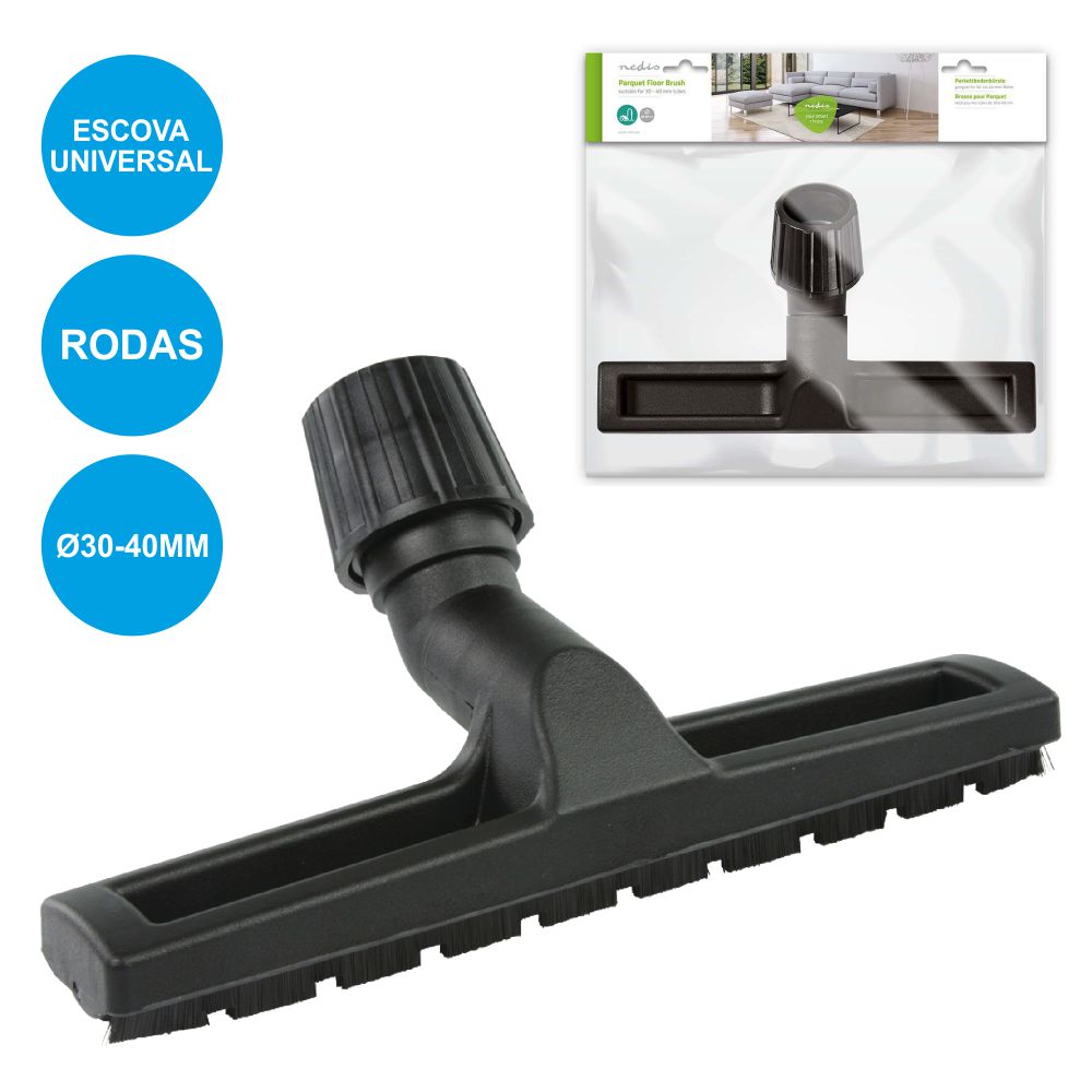 Escova Parquet Universal Aspirador Ø30-40Mm - Tauu.pt